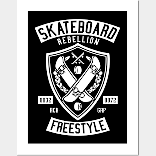 Skateboard Rebellion Posters and Art